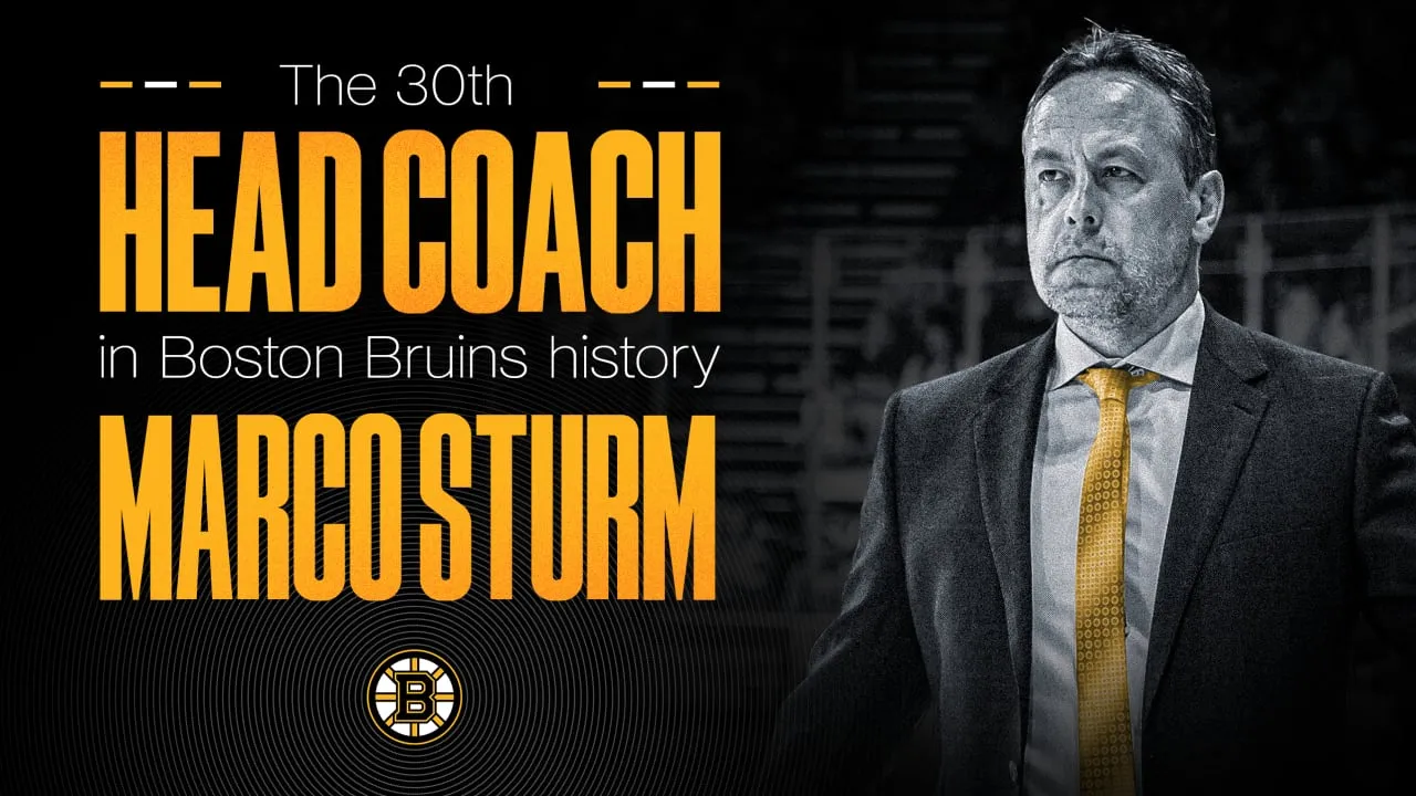 Marco Sturm Ditunjuk Sebagai Pelatih Kepala ke-30 dalam Sejarah Boston Bruins