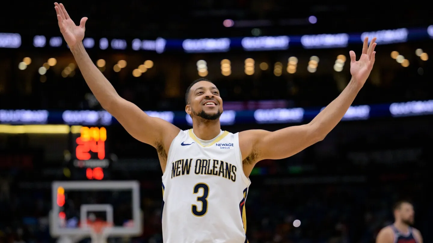 Laporan: Pelicans Tukar CJ McCollum, Kelly Olynyk, Pilihan ke Wizards untuk Jordan Poole, Saddiq Bey, Pilihan No. 40